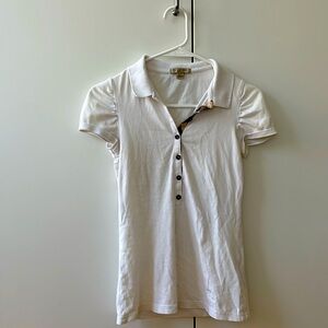 White Burberry women’s button up